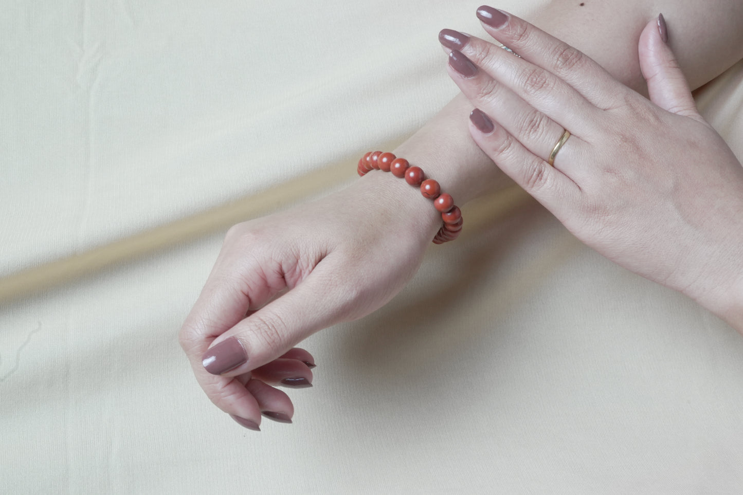 red jasper bracelet