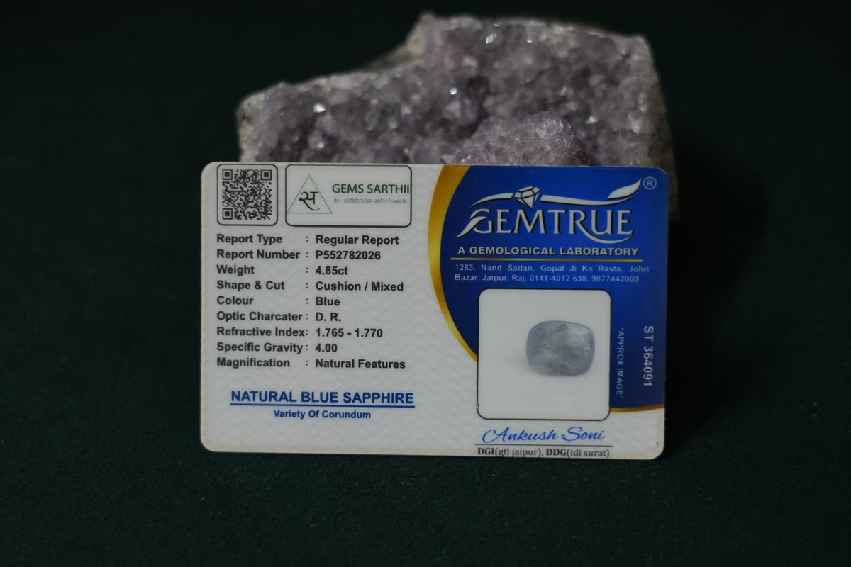 NEELAM (BLUE SAPPHIRE) 4.85 CARAT - SRILANKA