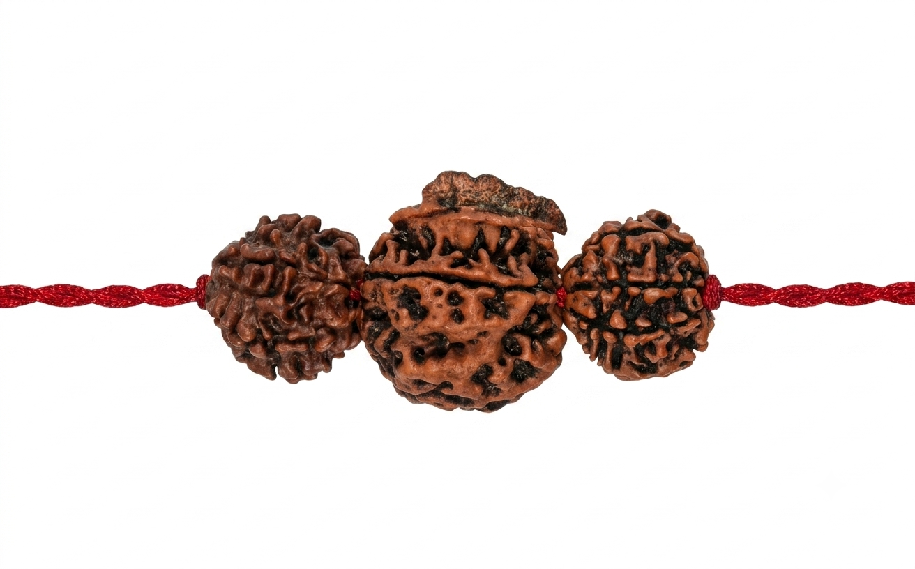 Laxmi Ganesh dhan Kavach – 7 Mukhi + Ganesh Rudraksha