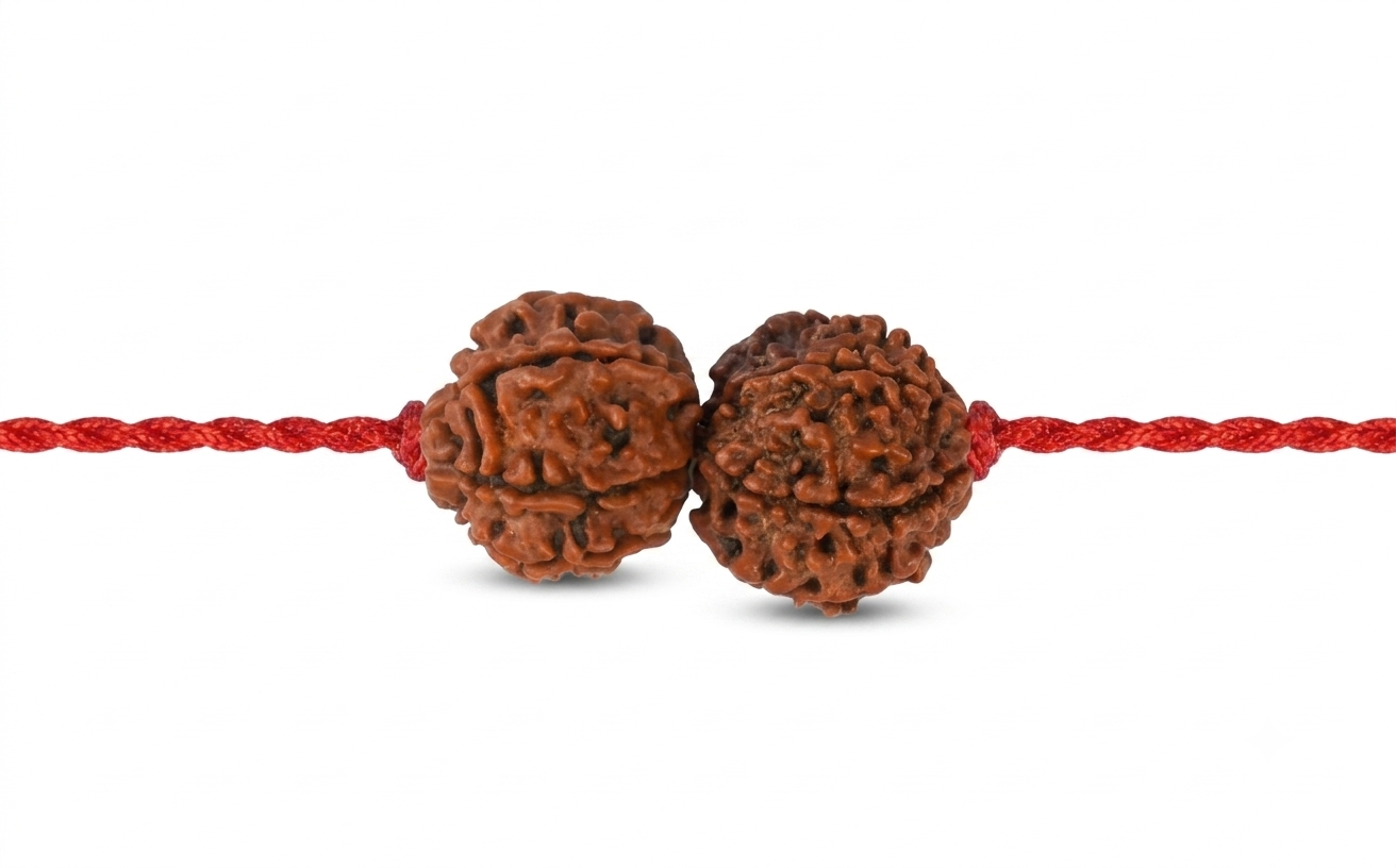 Shani Rahu Shanti Kavach – 7 & 8 Mukhi Nepali Rudraksha