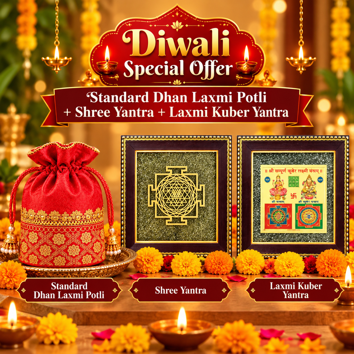 maa lakshmi siddha Shree Yantra on Raw Pyrite Frame