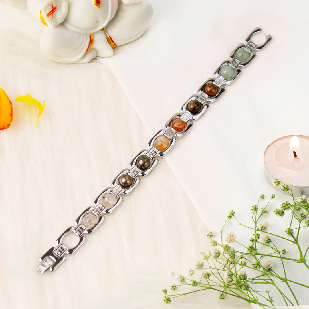 Dhan yog metal bracelet- money magnet attract wealth for men / women
