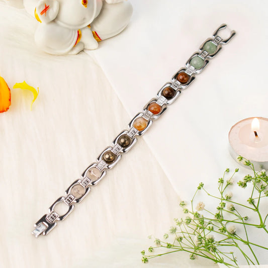 Dhan yog metal bracelet- money magnet attract wealth for men / women