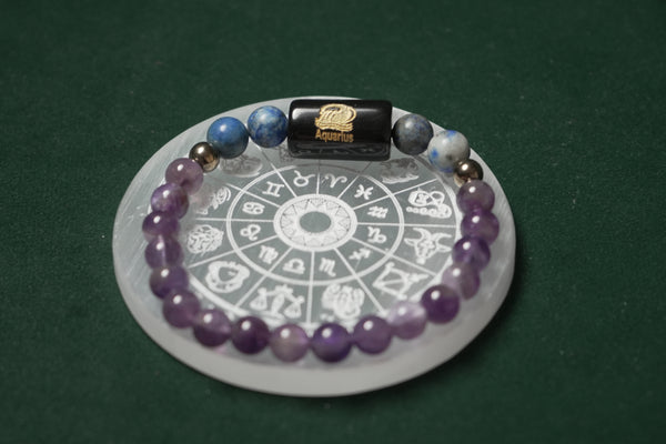 Aquarius/ kumbh rashi zodiac bracelet