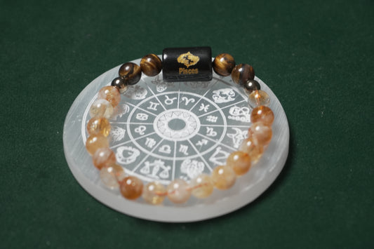 Pisces/meen rashi zodiac bracelet
