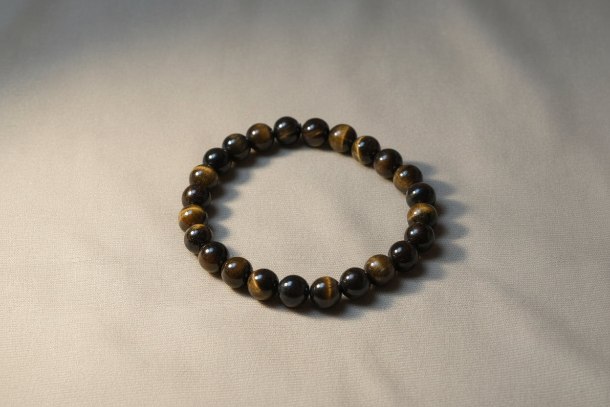 Concentration , confidence - Tigers eye bracelet