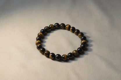 Concentration , confidence - Tigers eye bracelet
