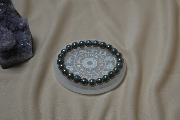 Raw Pyrite bracelet- attract wealth ,prosperity, success