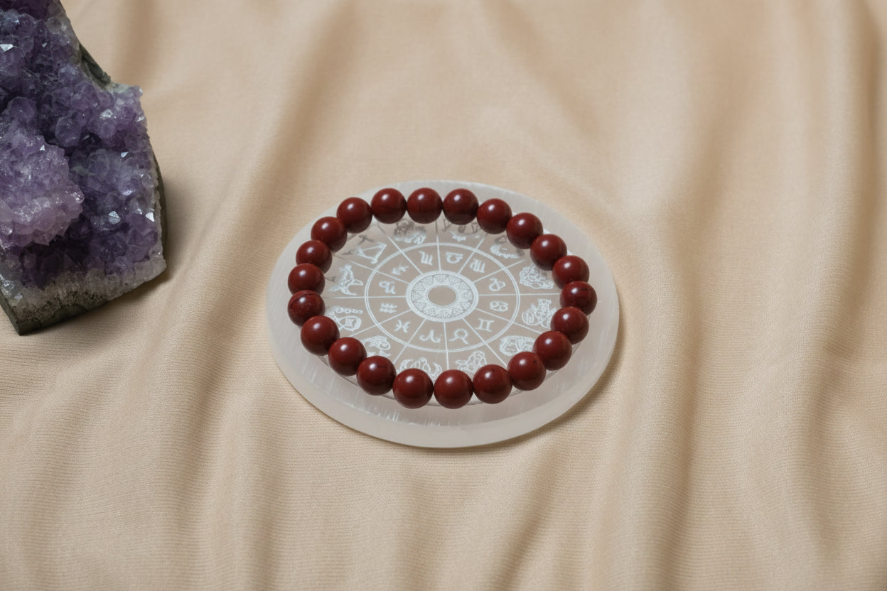 red jasper bracelet