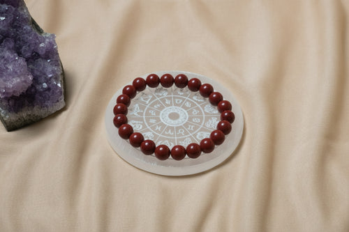 red jasper bracelet