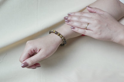 Concentration , confidence - Tigers eye bracelet