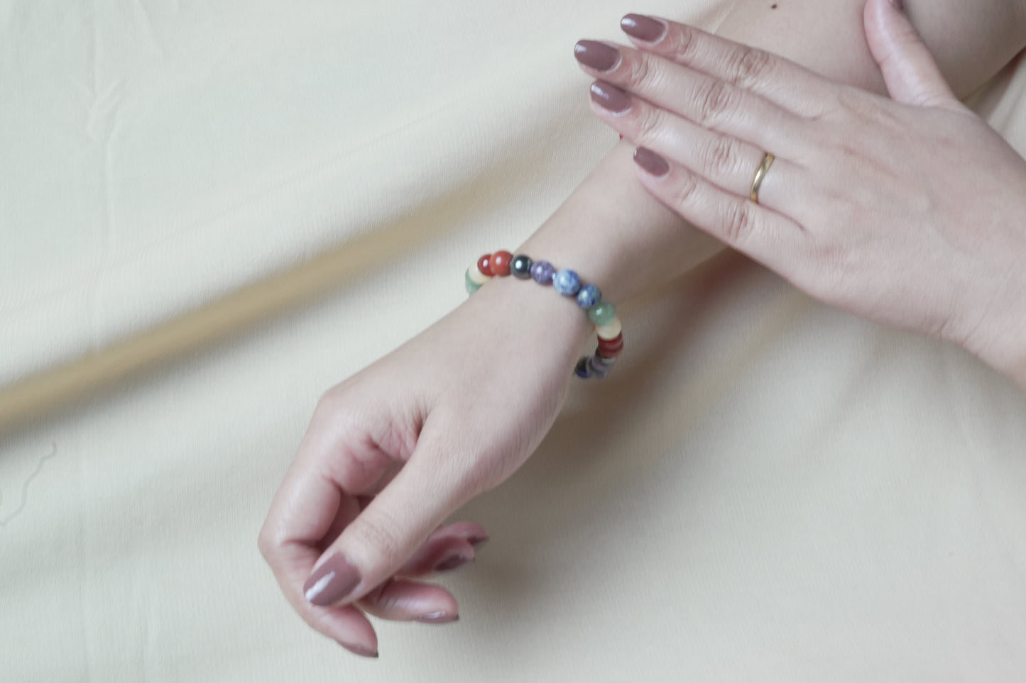 Seven chakra bracelet