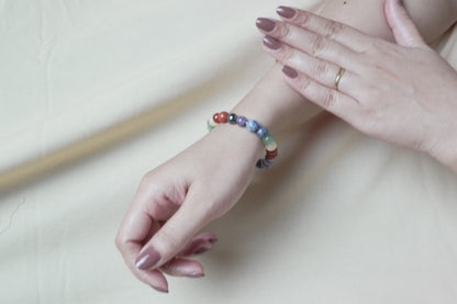 Seven chakra bracelet