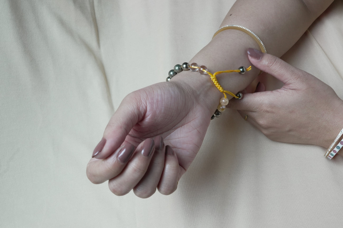 Dhan yog adjustable bracelet thread - money magnet