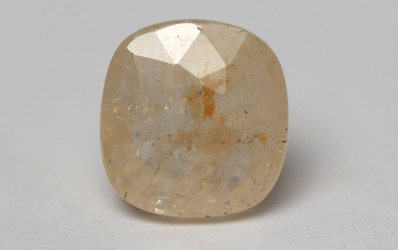 SRILANKAN YELLOW SAPPHIRE PUKRAJ 10.08 CARAT