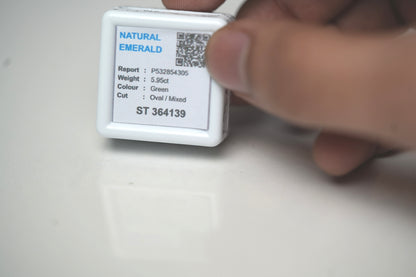 ZAMBIAN EMERALD PANNA 5.95 CARAT