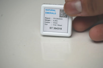 EMERALD (PANNA) 6.28 CARAT -ZAMBIAN