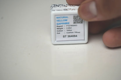 PUKHRAJ (YELLOW SAPPHIRE) 4.66 CARAT- SRILANKAN