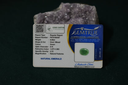 ZAMBIAN EMERALD PANNA 6.58 CARAT