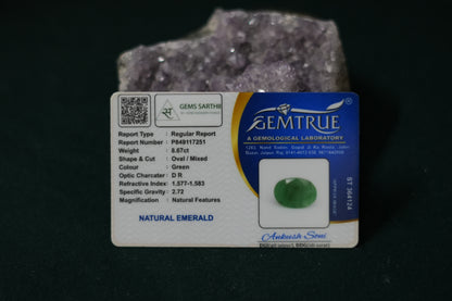 ZAMBIAN EMERALD PANNA 8.67 CARAT
