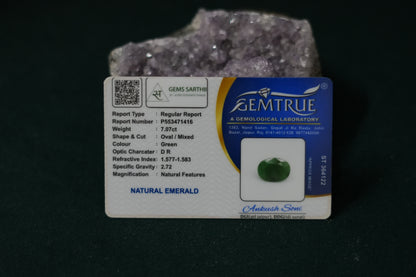 ZAMBIAN EMERALD PANNA 7.07 CARAT