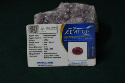 MANIK (RUBY) 8.74 CARAT