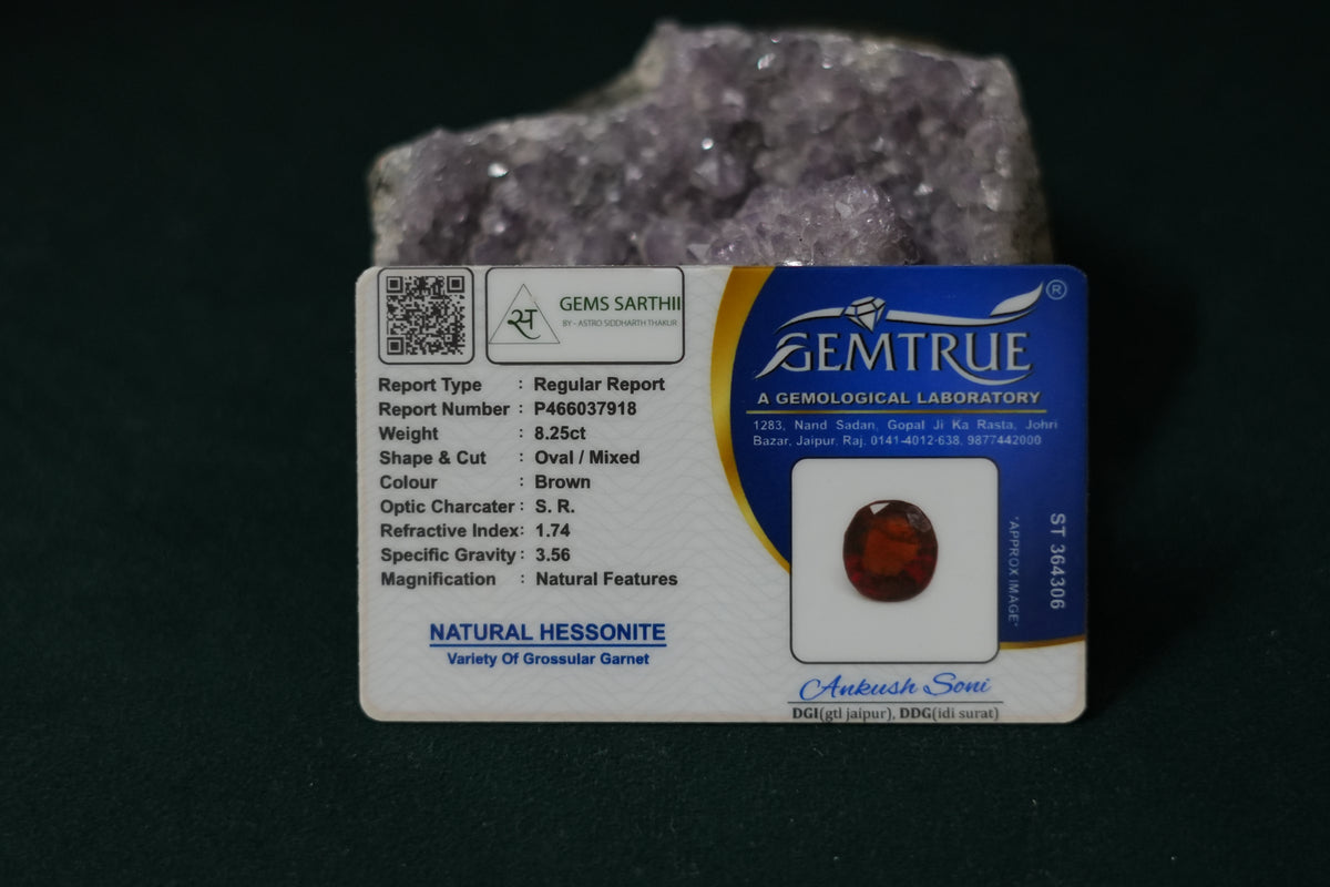 HESSONITE (GOMED) 8.25 CARAT