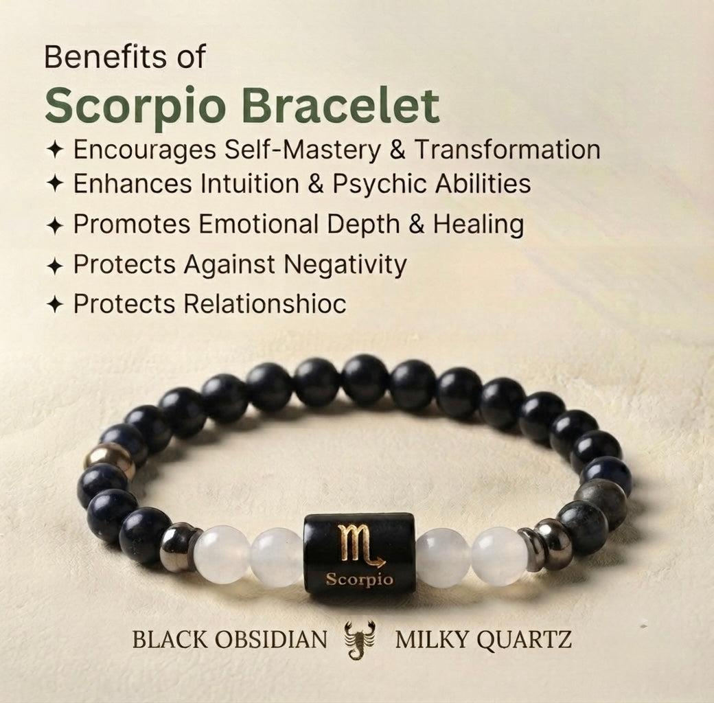 Scorpio/ vrischik rashi zodiac bracelet