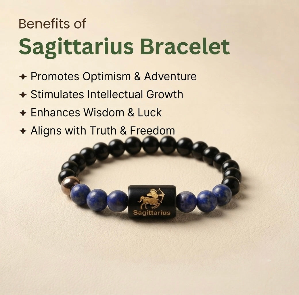 Dhanu/sagittarius zodiac rashi bracelet