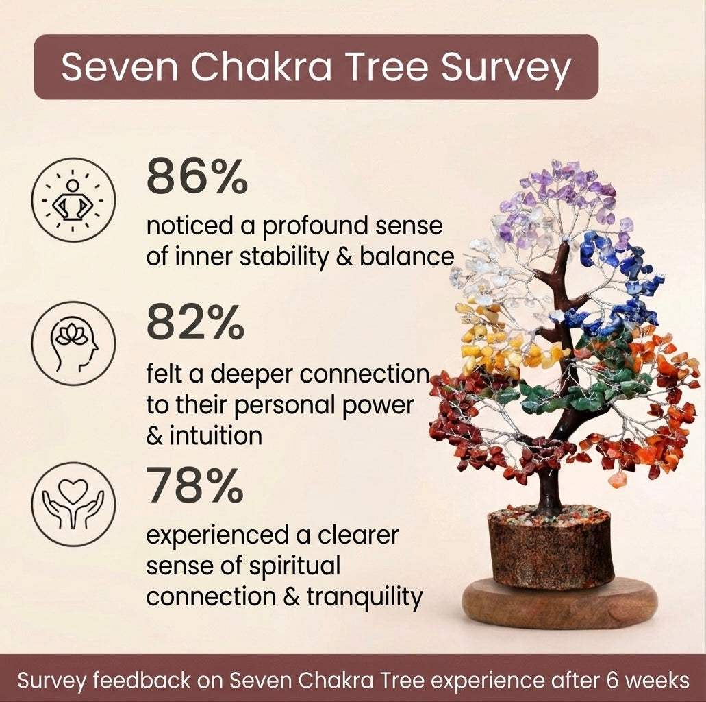 Seven chakra crystal tree- for vastu