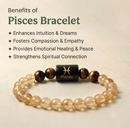 Pisces/meen rashi zodiac bracelet