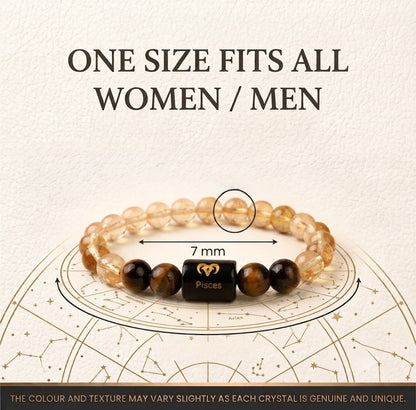 Pisces/meen rashi zodiac bracelet
