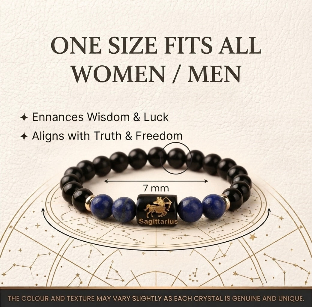 Dhanu/sagittarius zodiac rashi bracelet
