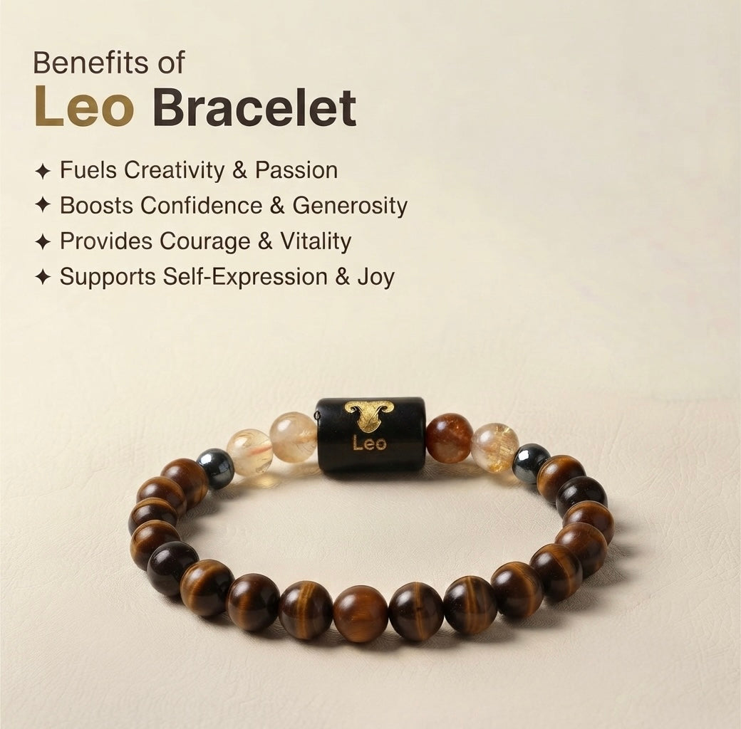 Leo/ singh rashi zodiac bracelet