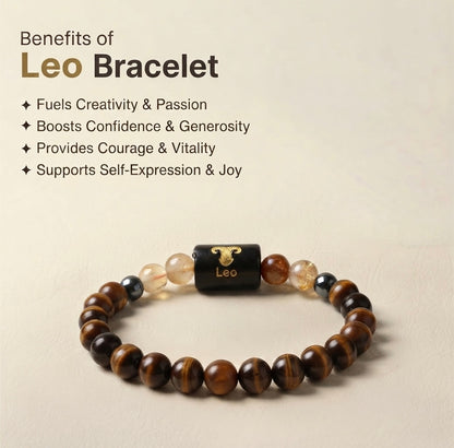 Leo/ singh rashi zodiac bracelet