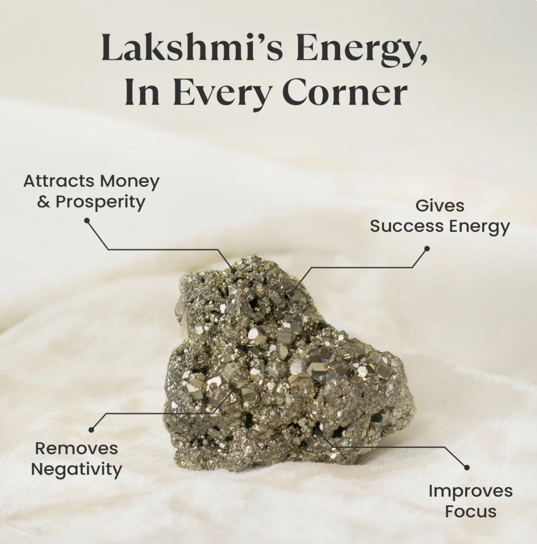 Raw pyrite stone Maa lakshmi siddha