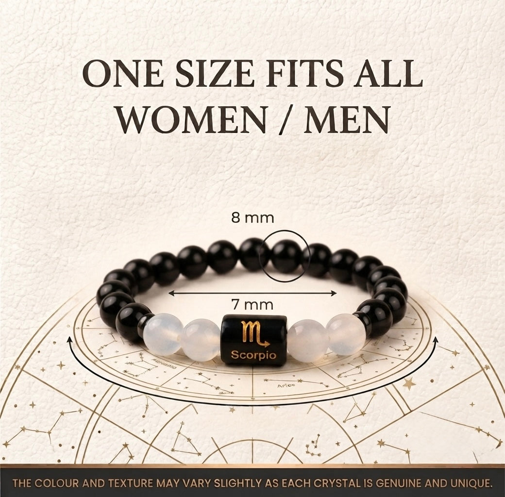 Scorpio/ vrischik rashi zodiac bracelet