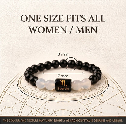 Scorpio/ vrischik rashi zodiac bracelet