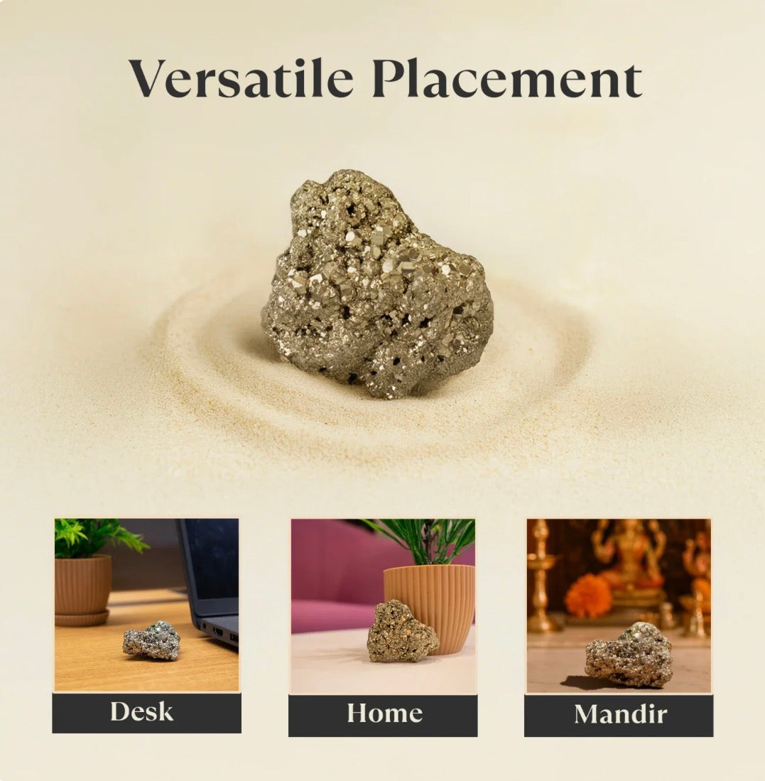 Raw pyrite stone Maa lakshmi siddha