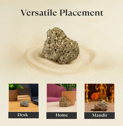 Raw pyrite stone Maa lakshmi siddha
