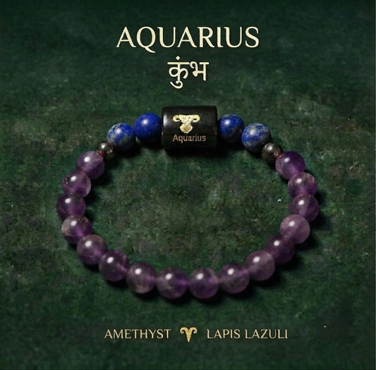 Aquarius/ kumbh rashi zodiac bracelet
