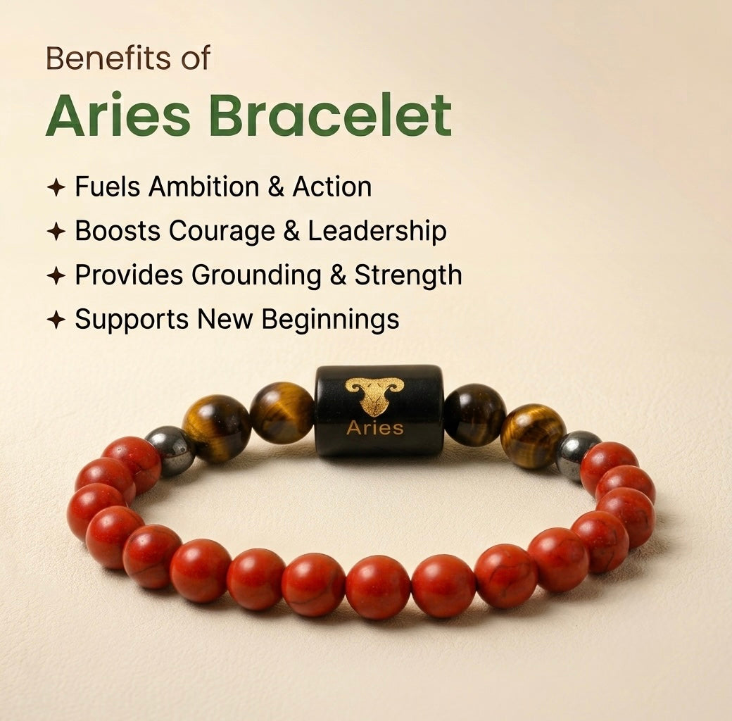 Aries/ mesh zodiac rashi bracelet