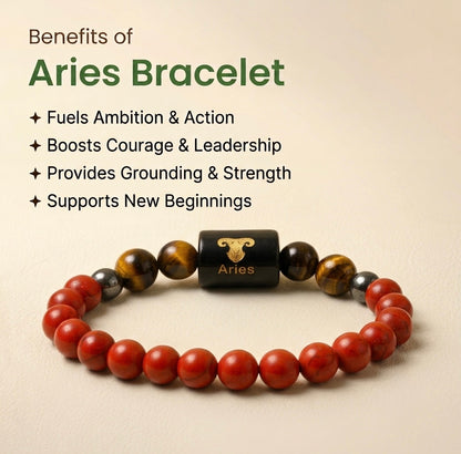 Aries/ mesh zodiac rashi bracelet