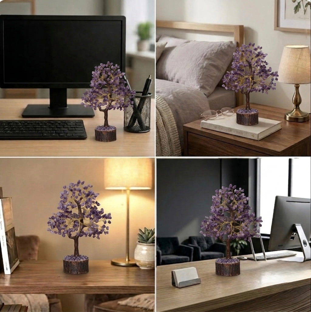 Amethyst crystal tree - for vastu