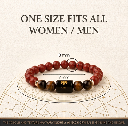 Aries/ mesh zodiac rashi bracelet