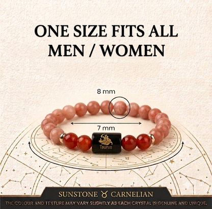 Taurus/vrishabh zodiac rashi bracelet