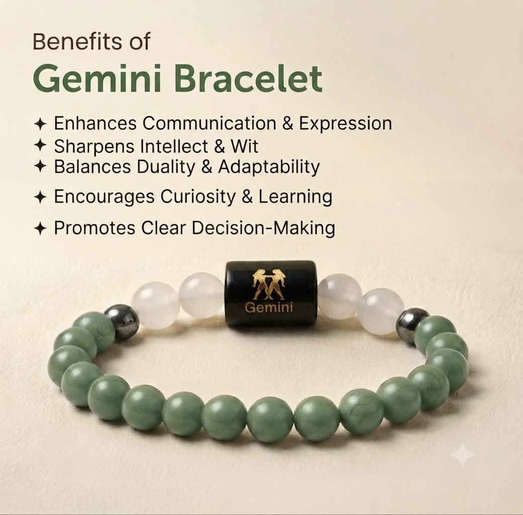 Gemini/mithun rashi zodiac bracelet