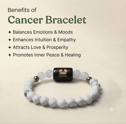 Cancer/kark rashi zodiac bracelet