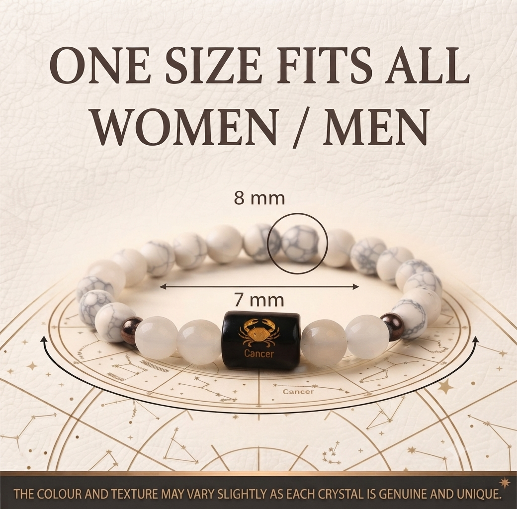 Cancer/kark rashi zodiac bracelet