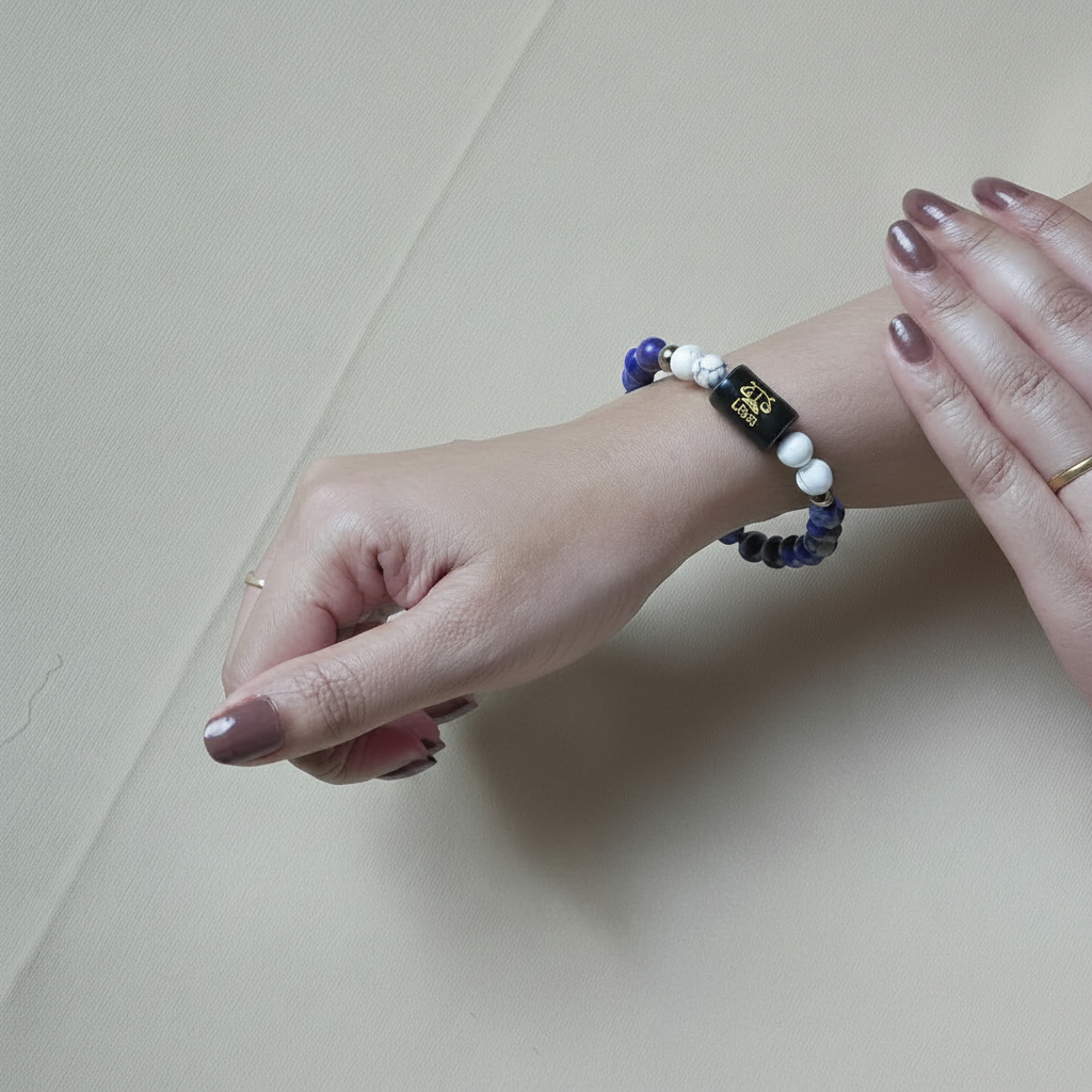 Libra/tula rashi zodiac bracelet